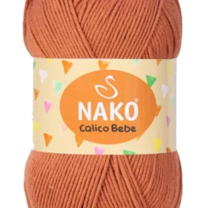 Calico Bebe Pamuklu Bebek Ve Battaniye Örgü Ipi 13287 Taba