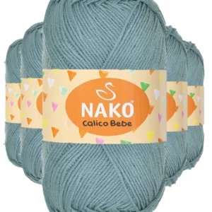 5 Adet Calico Bebe Pamuklu Bebek Ve Battaniye Örgü Ipi 12408