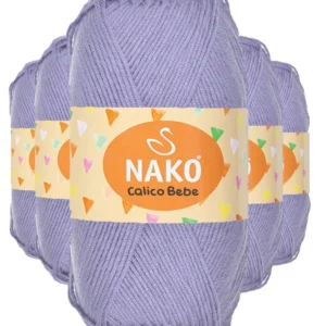 5 Adet Calico Bebe Pamuklu Bebek Ve Battaniye Örgü Ipi 13284