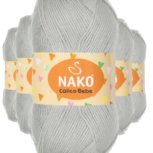 5 Adet Calico Bebe Pamuklu Bebek Ve Battaniye Örgü Ipi 6690