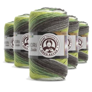 5 Adet Favori Batik El Örgü Ipliği 100 Gr 903