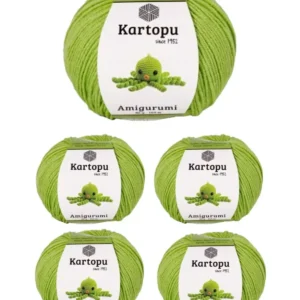 5 Adet Amigurumi El Örgü İpi 50gr 404