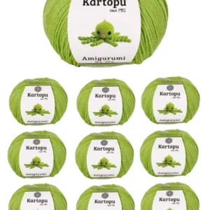 10 Adet Amigurumi El Örgü İpi 50gr 404