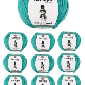 10 Adet Amigurumi El Örgü İpi 50gr 418