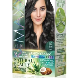 Natural Beauty Amonyaksız Saç Boyası 1.0 Siyah