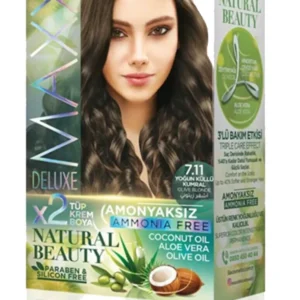 Natural Beauty Amonyaksız Saç Boyası 7.11 Yoğun Küllü Kumral
