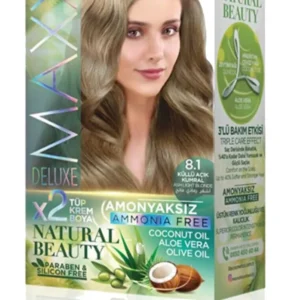 Natural Beauty Amonyaksız Saç Boyası 8.1 Küllü Açık Kumral