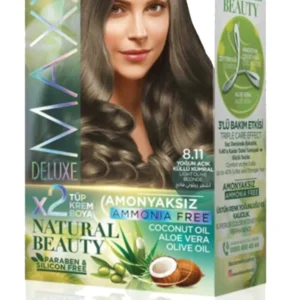 Natural Beauty Amonyaksız Saç Boyası 8.11 Yoğun Açık Küllü Kumral