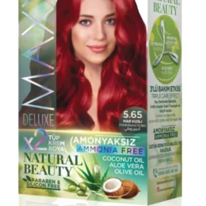 Natural Beauty Amonyaksız Saç Boyası 5.65 Nar Kızılı