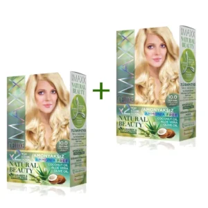 2 Paket Natural Beauty Amonyaksız Saç Boyası 10.0 Açık Sarı