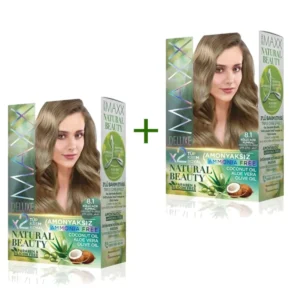 2 Paket Natural Beauty Amonyaksız Saç Boyası 8.1 Küllü Açık Kumral