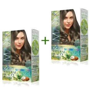 2 Paket Natural Beauty Amonyaksız Saç Boyası 8.11 Yoğun Açık Küllü Kumral