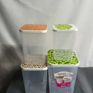 4 Lü Erzak Kabı Büyük Boy 3100 Ml Orta 2100 Ml Küçük 1400 Ml Mini 900 Ml