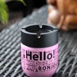 Cam Kokusuz Küllük 425 Cc Hello Desenli Pembe