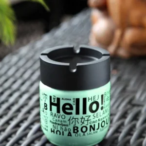 Cam Kokusuz Küllük 425 Cc Hello Desenli Yeşil