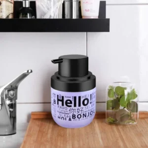 Lüx Cam Bulaşık & Sıvı Sabunluk - 425 Ml Lila