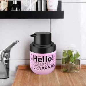 Lüx Cam Bulaşık & Sıvı Sabunluk - 425 Ml Pembe