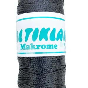 Polyester Makrome İpi 68 Füme Gri 100 gr