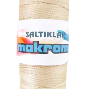 Polyester Makrome İpi 230 Açık Bej 100 gr