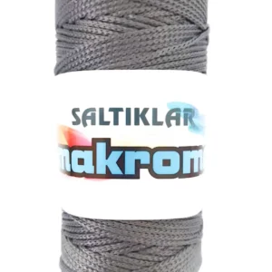 Polyester Makrome İpi 423 Gri 100 gr