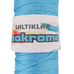 Polyester Makrome İpi 3050 Mavi 100 gr