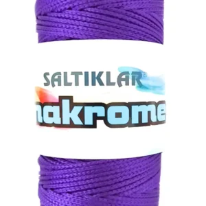 Polyester Makrome İpi 4250 Mor 100 gr