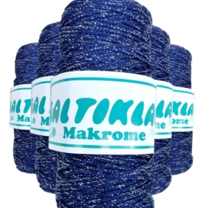 5 Adet Polyester Simli Makrome İpi SG-370
