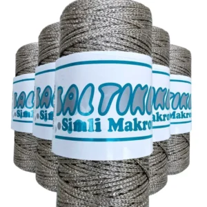 5 Adet Polyester Simli Makrome İpi S-227
