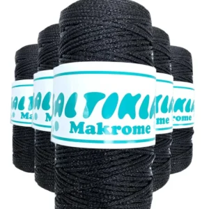 5 Adet Polyester Simli Makrome İpi SS-60