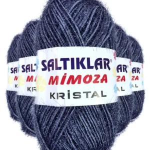 5 Adet Mimoza Kristal Işıltılı Şal Patik Yelek İpi 36