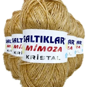 5 Adet Mimoza Kristal Işıltılı Şal Patik Yelek İpi 100