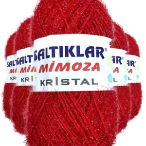 5 Adet Mimoza Kristal Işıltılı Şal Patik Yelek İpi 25