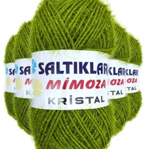 5 Adet Mimoza Kristal Işıltılı Şal Patik Yelek İpi 44