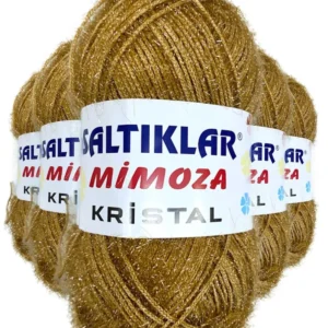 5 Adet Mimoza Kristal Işıltılı Şal Patik Yelek İpi 54