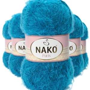 5 Adet Paris El Örgü ipi Yünü Koyu Petrol 10328