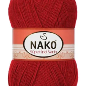 Süper İnci El Örgü İpi 100 gr Koyu Kırmızı 1175