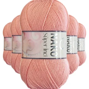 5 Adet Süper İnci El Örgü İpi 100 gr Bonsai Çiçeği 2807