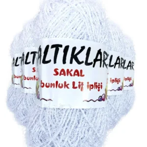5 Adet Sakal Sabunluk Lif İpliği Optik Beyaz