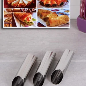 3 Adet Çelik Korneo / Korne Hamur Kalıbı