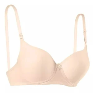 Silikonlu Desteksiz Telli Düz Boş Sütyen Ten