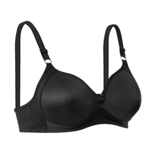 Telsiz Silikonlu Toparlayıcı Sütyen Siyah