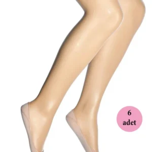 6 Adet Mikro Babet Kadın Çorap Sahra 51