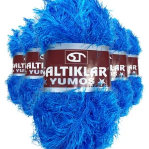 5 Adet Yumoş Sakallı El Örgü Ipi Yünü 03