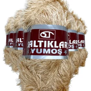 5 Adet Yumoş Sakallı El Örgü Ipi Yünü 100