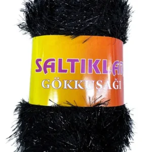 Gökkuşağı El Örgü İpi Yünü SİYAH