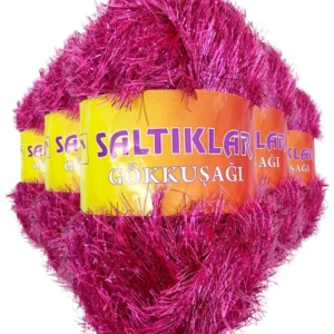 5 Adet Gökkuşağı El Örgü İpi Yünü 23