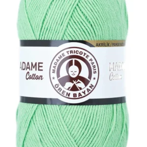 Madame Cotton El Örgü İpi Yünü 100 gr 052 Fıstık Yeşili
