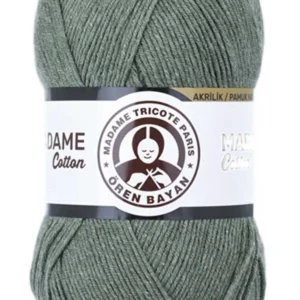 Madame Cotton El Örgü İpi Yünü 100 gr 054 Çağla Yeşili