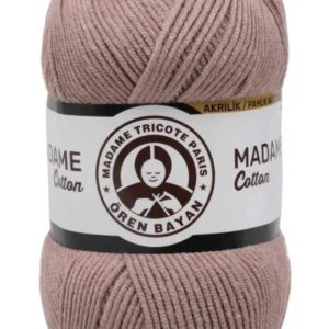 Madame Cotton El Örgü İpi Yünü 100 gr 057 Açık Kahve