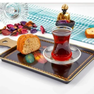 Desenli Sunum Tepsisi 23x18 cm